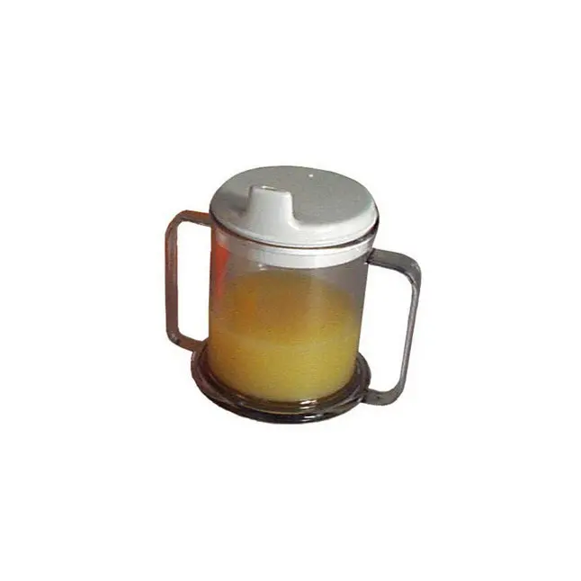 10 Oz Clear Leak-Resistant Mug With Lid 1