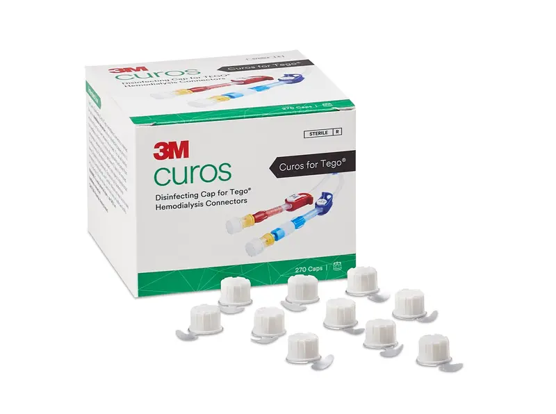 3M Curos Disinfecting Cap Designed For Tego Hemodialysis Ports 1