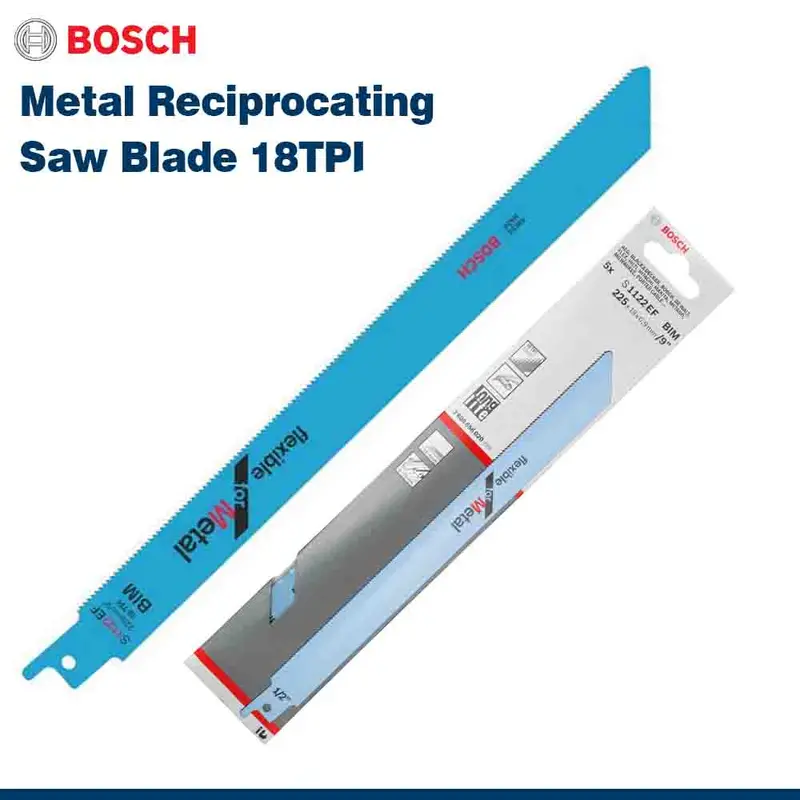 Bosch Metal Reciprocating Saw Blade – 18 Tpi, 1.4Mm Thickness 1