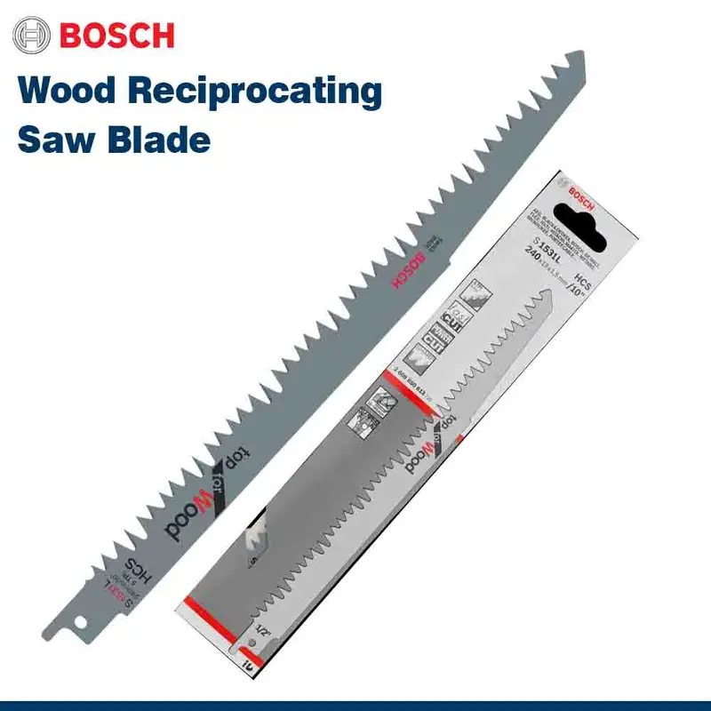 Bosch Wood-Cutting Reciprocating Saw Blades – General Purpose 1