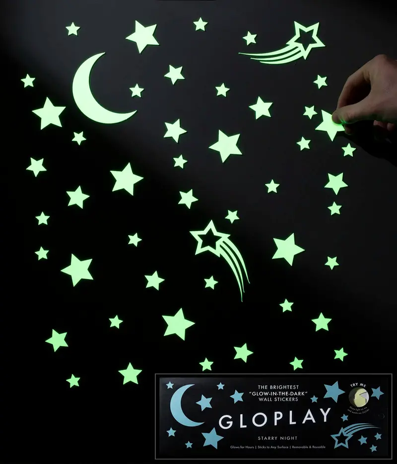 Gloplay Glow-In-The-Dark Wall Decals 1